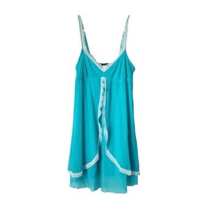 COSABELLA sheer babydoll‎ dress in blue size Small